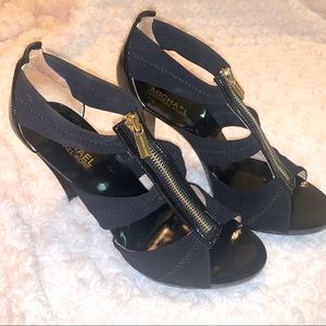Michael Kors black dressy heels size 9